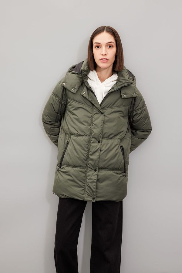 DEFACTO DEFACTO Waterproof Relax Fit Hooded Parka