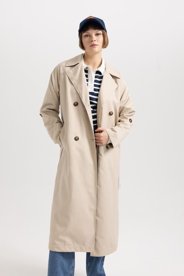 DEFACTO DEFACTO Waterproof Relax Fit Trench Coat