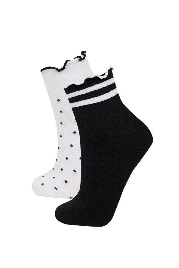 DEFACTO DEFACTO Women's 2-Pack Cotton Ankle Socks