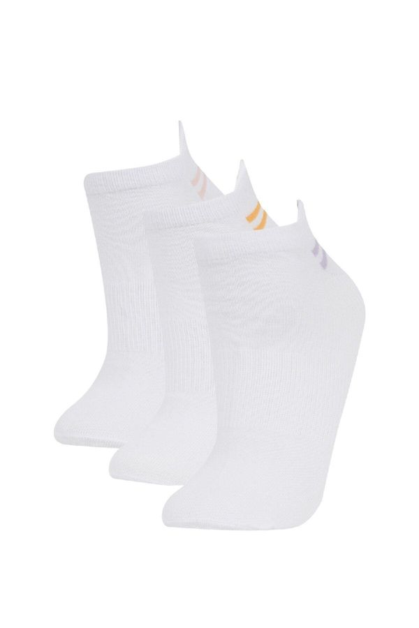 DEFACTO DEFACTO Women's 3-Pack Cotton Ankle Socks