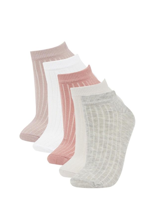 DEFACTO DEFACTO Women's 5-Pack Cotton Ankle Socks