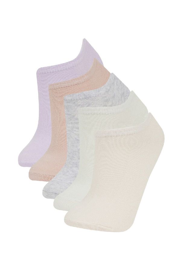 DEFACTO DEFACTO Women's 5-Pack Cotton Sneaker Socks