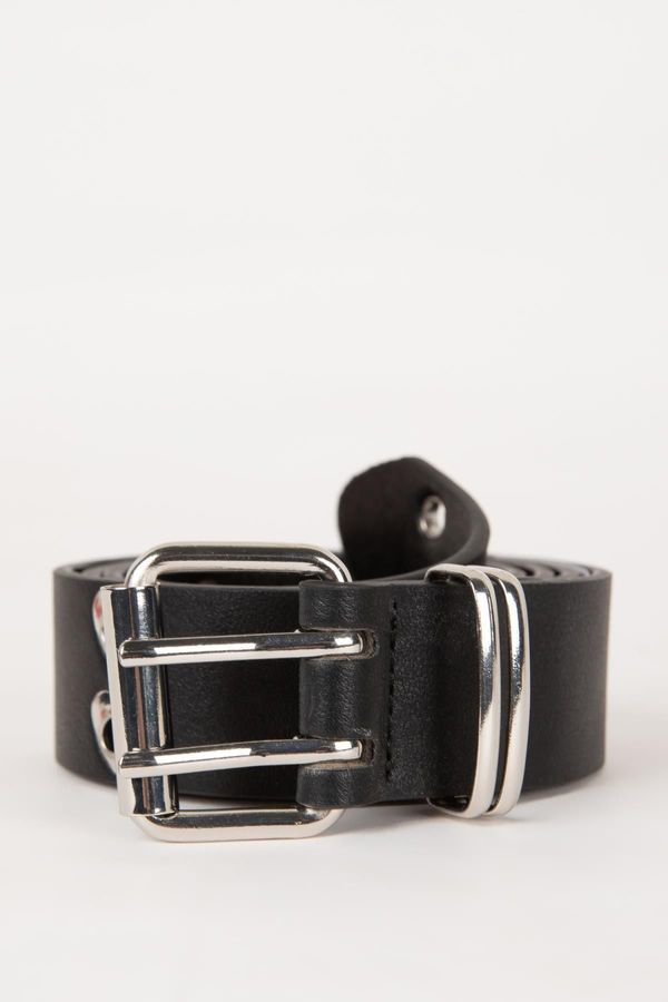 DEFACTO DEFACTO Women's Faux Leather Classic Belt