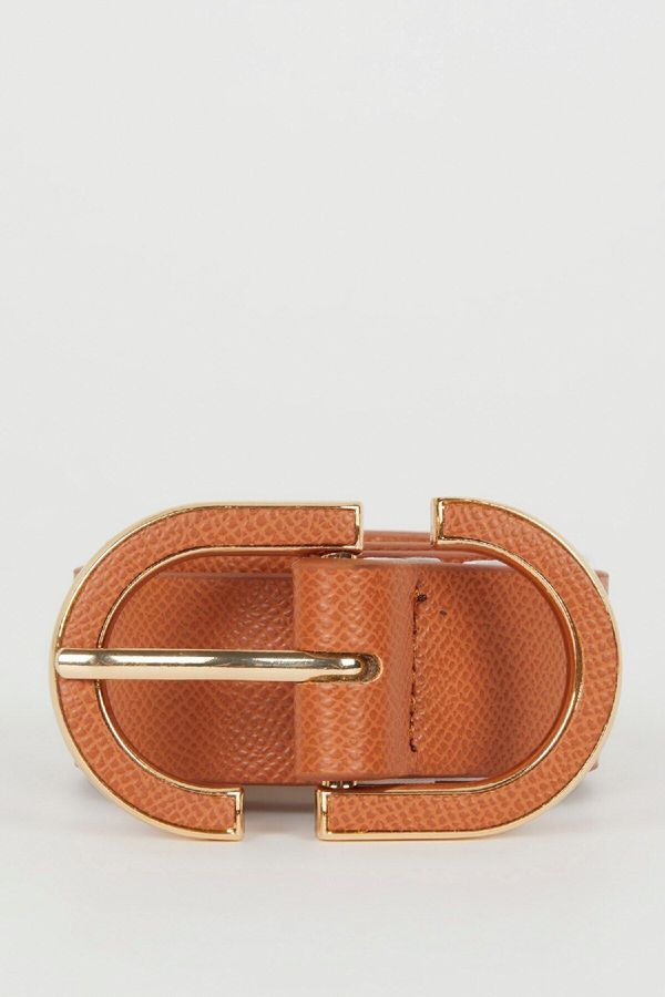 DEFACTO DEFACTO Women's Faux Leather Classic Belt D3659AXNS