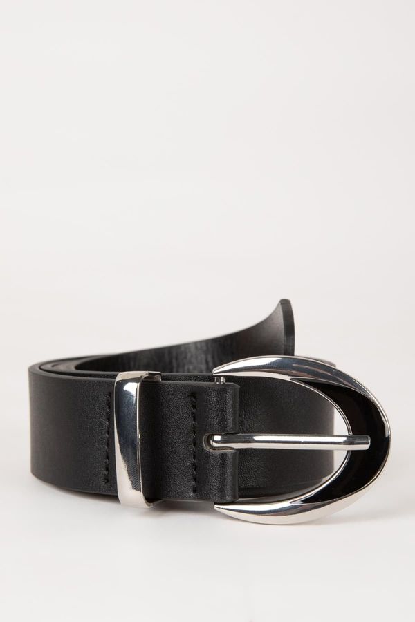 DEFACTO DEFACTO Women's Faux Leather Classic Belt