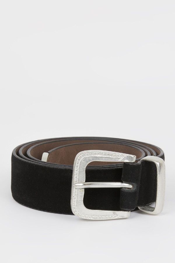 DEFACTO DEFACTO Women's Large Buckle Faux Leather Casual Belt