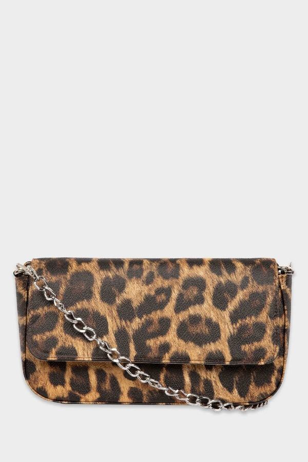 DEFACTO DEFACTO Women's Leopard Print Crossbody Bag