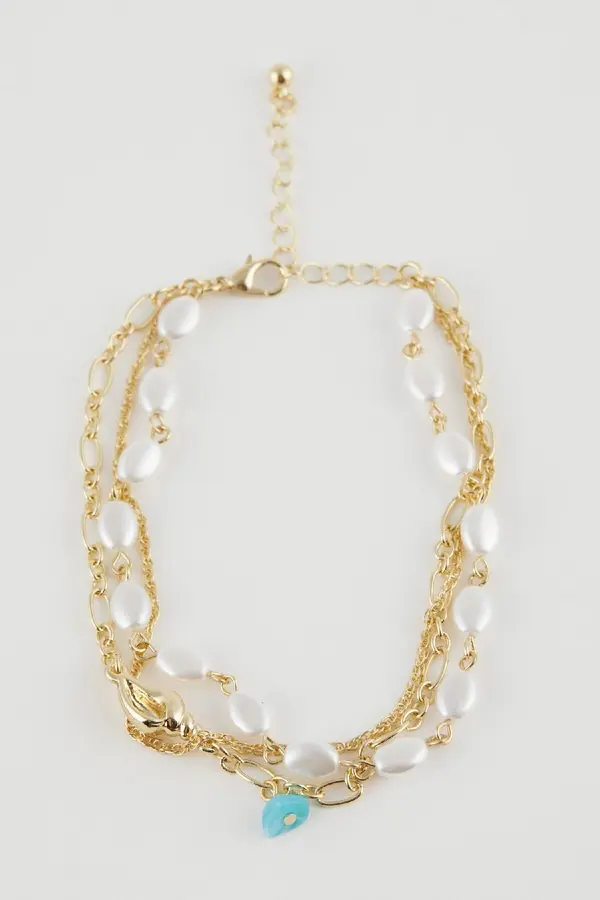 DEFACTO DEFACTO Women's Pearl Detail Anchor