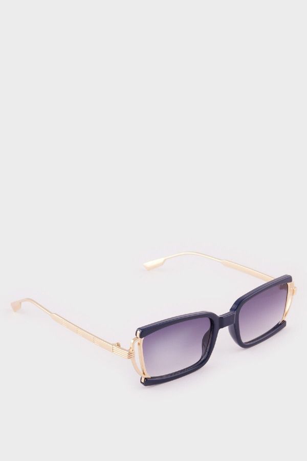 DEFACTO DEFACTO Women's Square Metal Sunglasses