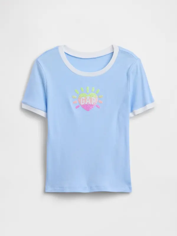 GAP Dekliška majica GAP z logotipom