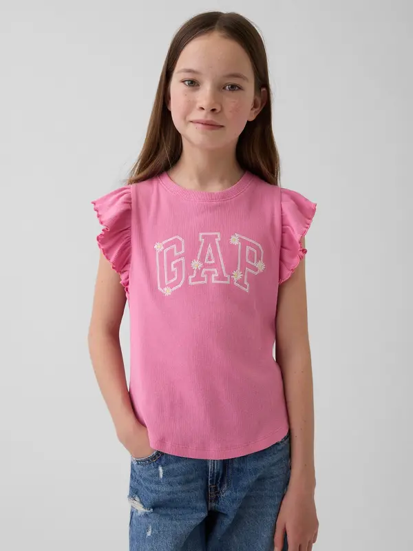 GAP Dekliška majica GAP z logotipom