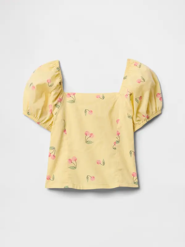 GAP Dekliška majica s kratkimi rokavi GAP