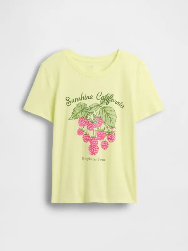 GAP Dekliška majica s potiskom GAP