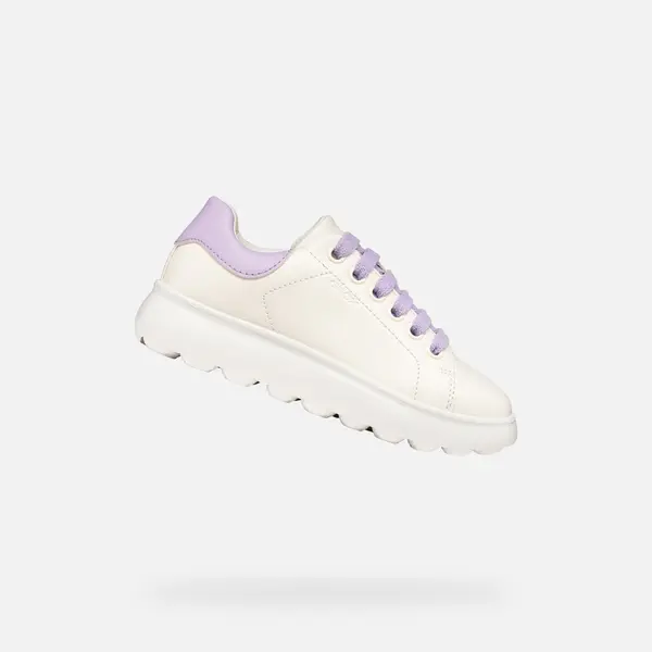 GEOX Dekliški beli superge Geox Puffypop