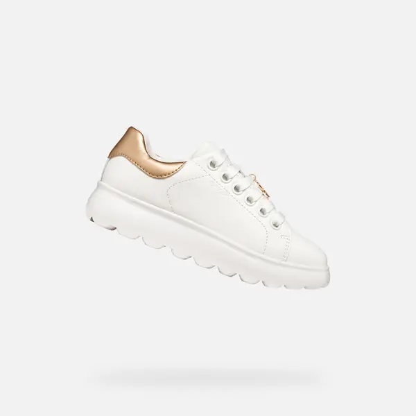 GEOX Dekliški beli superge Geox Puffypop