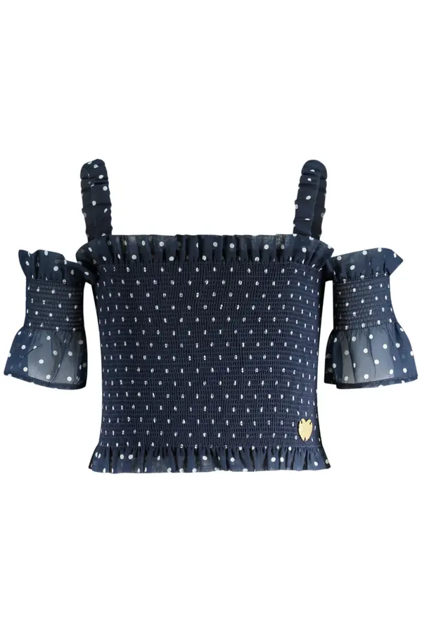GUESS JEANS Dekliški moder top GUESS JEANS