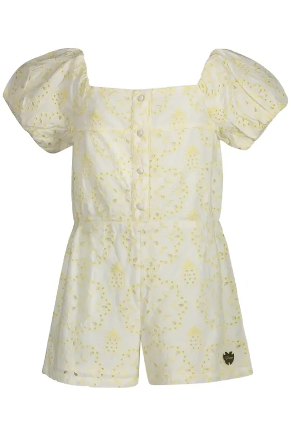 GUESS JEANS Dekliški rumen kombinezon GUESS JEANS