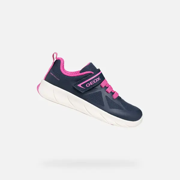 GEOX Dekliški temno modri superge Geox Foot-run