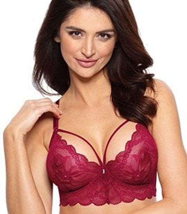 Gorteks Delicate bra Charlize / B2 - burgundy