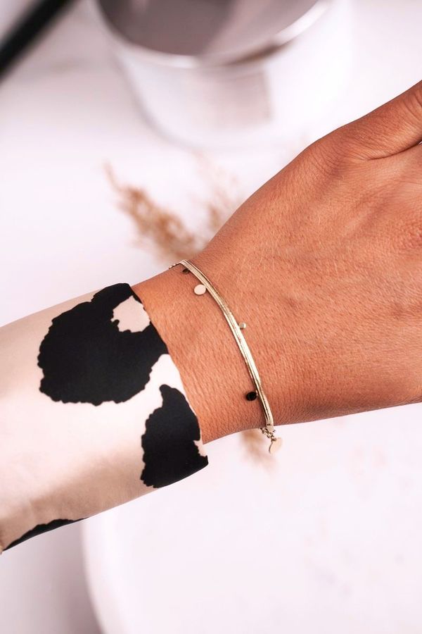 Kesi Delicate bracelet with Rings Golden Liliana