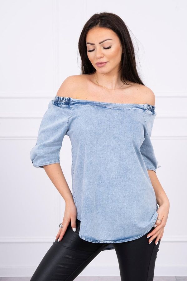 Kesi Denim blouse with stretch