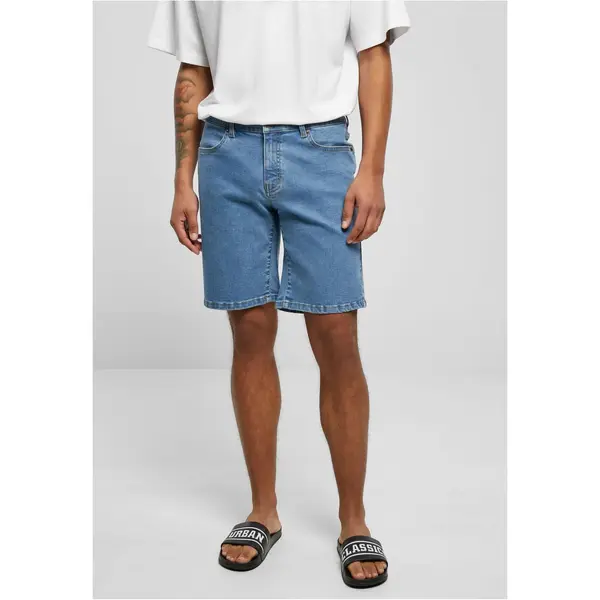Urban Classics Denim shorts relaxed fit light blue washed