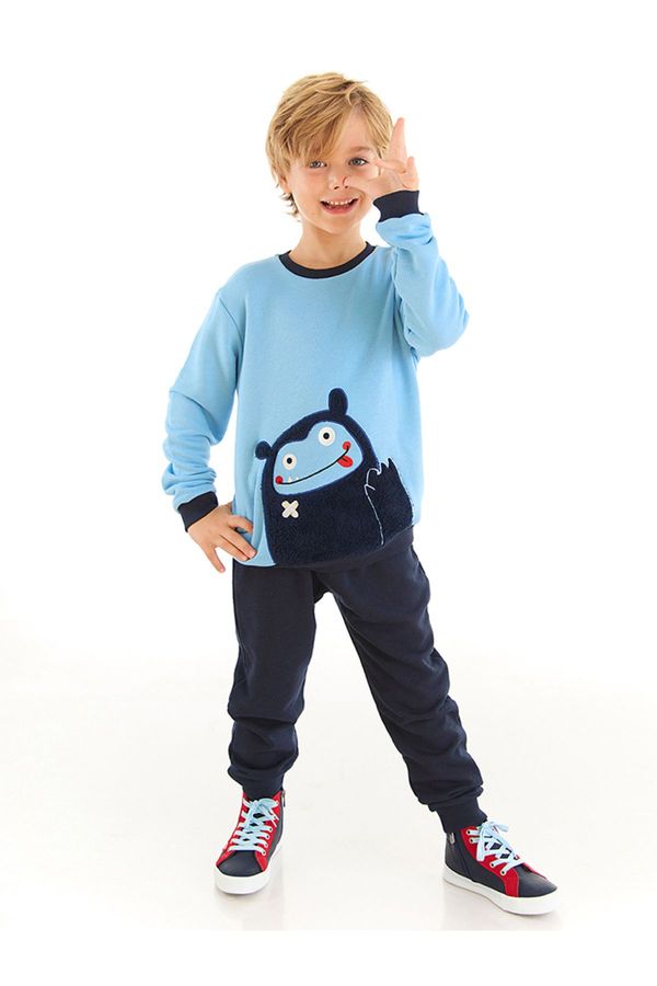 Denokids Denokids Cute Monster Boy Tracksuit Set