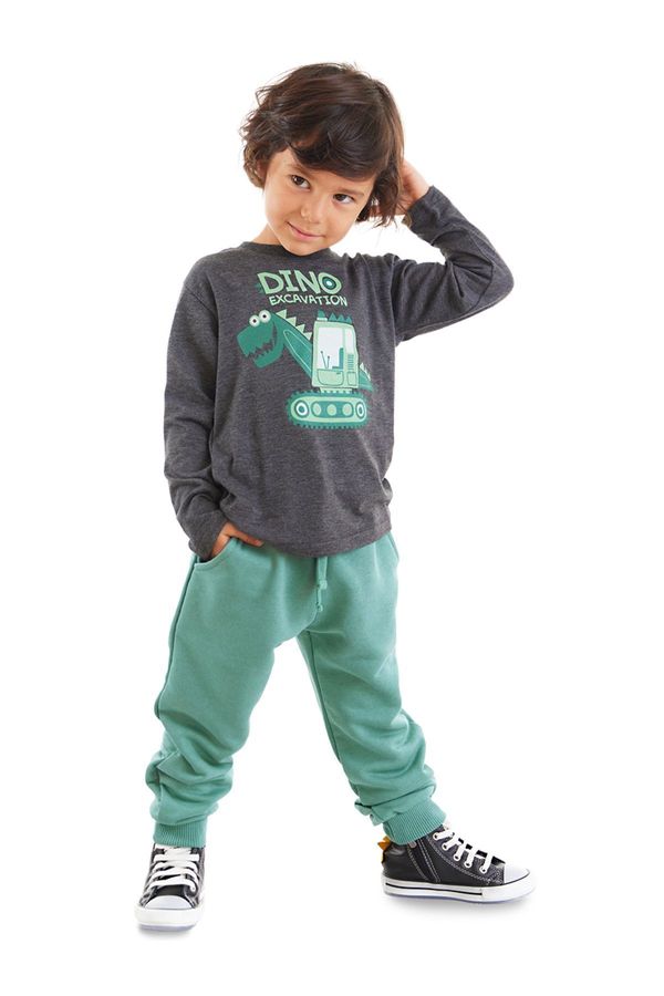 Denokids Denokids Dino Goose Boy's T-shirt Sweatpants Set