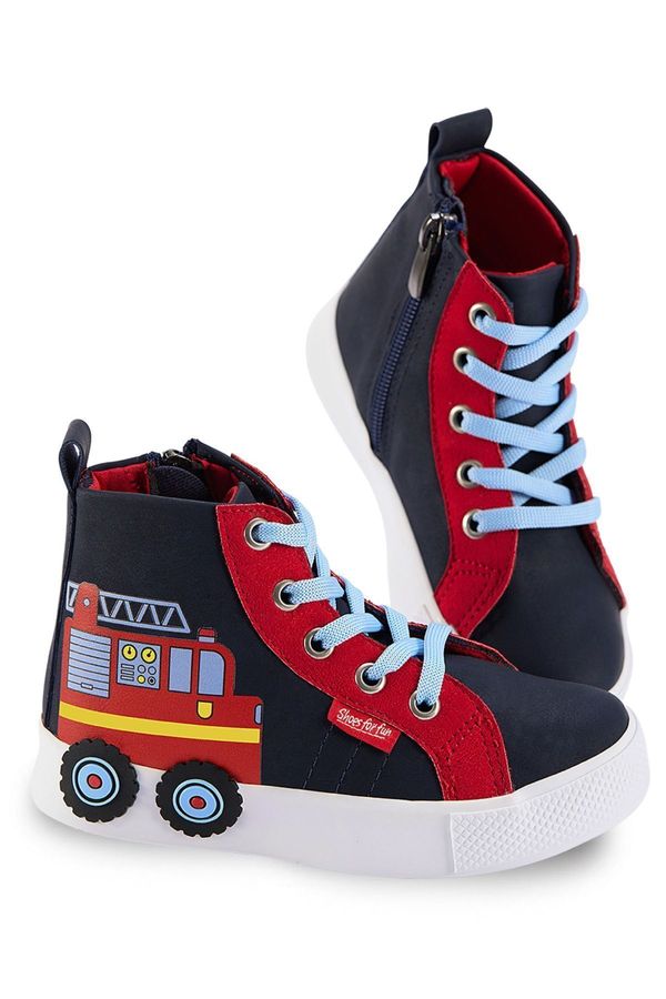 Denokids Denokids Fire Engine Boys Sneakers Sports Shoes