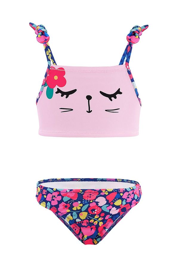 Denokids Denokids Floral Cat Girl Bikini