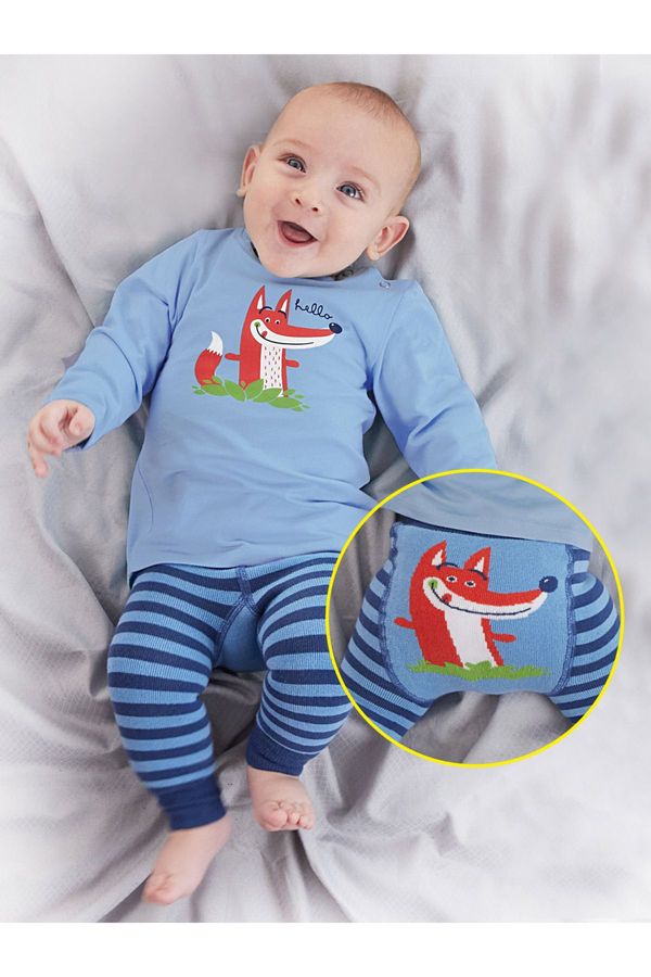 Denokids Denokids Fox Baby Boy T-shirt Leggings-Pants Suit