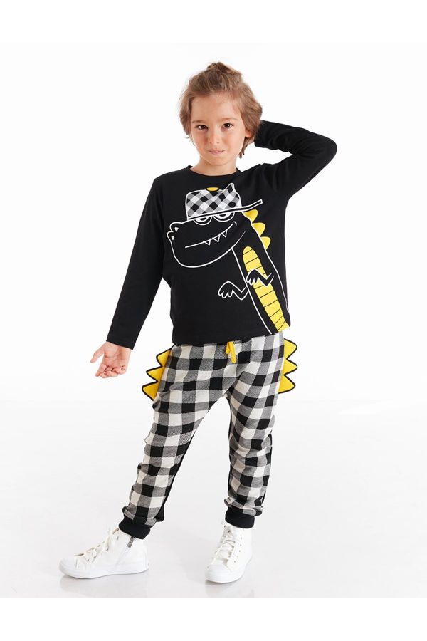 Denokids Denokids Rap Dino Boy's T-shirt Trousers Set