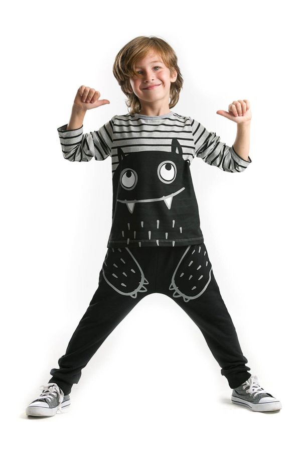 Denokids Denokids Real Monster Boys T-shirt Pants Suit