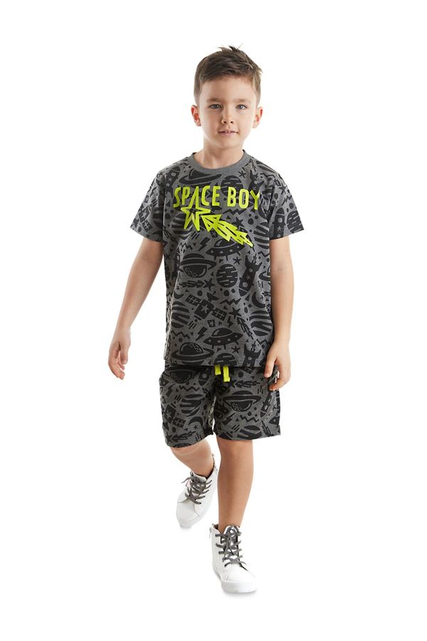 Denokids Denokids Space Rocket Boy Summer T-shirt Shorts Set