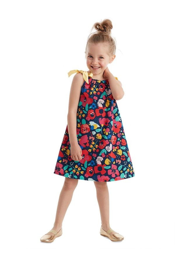 Denokids Denokids Spring Floral Girl's Strappy Summer Dress