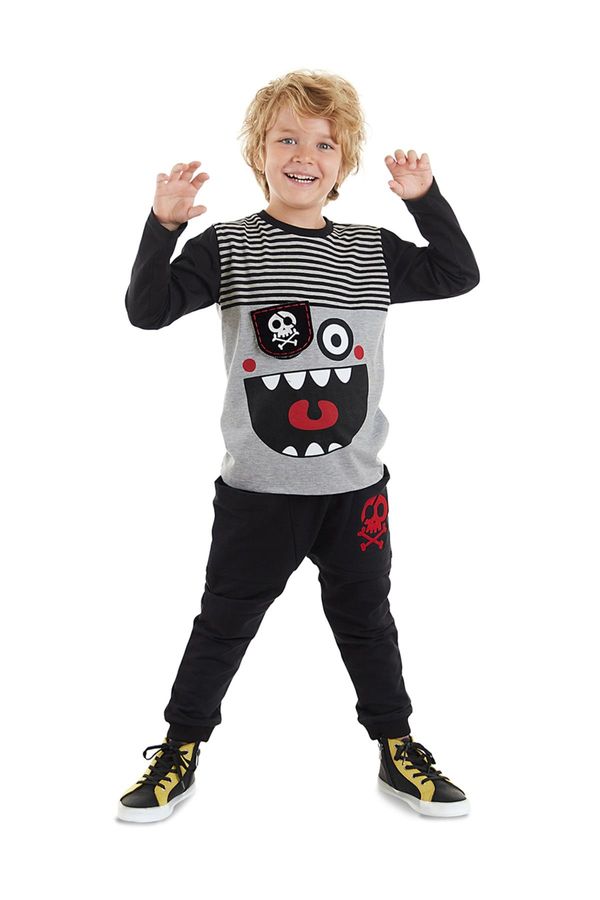 Denokids Denokids Striped Pirate Boys T-shirt Trousers Suit