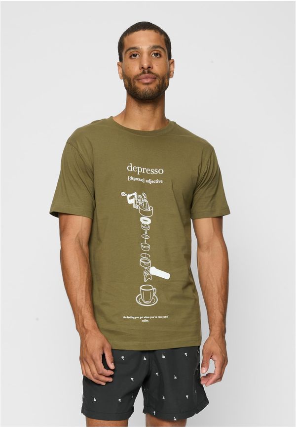 Mister Tee Depresso Olive Tee