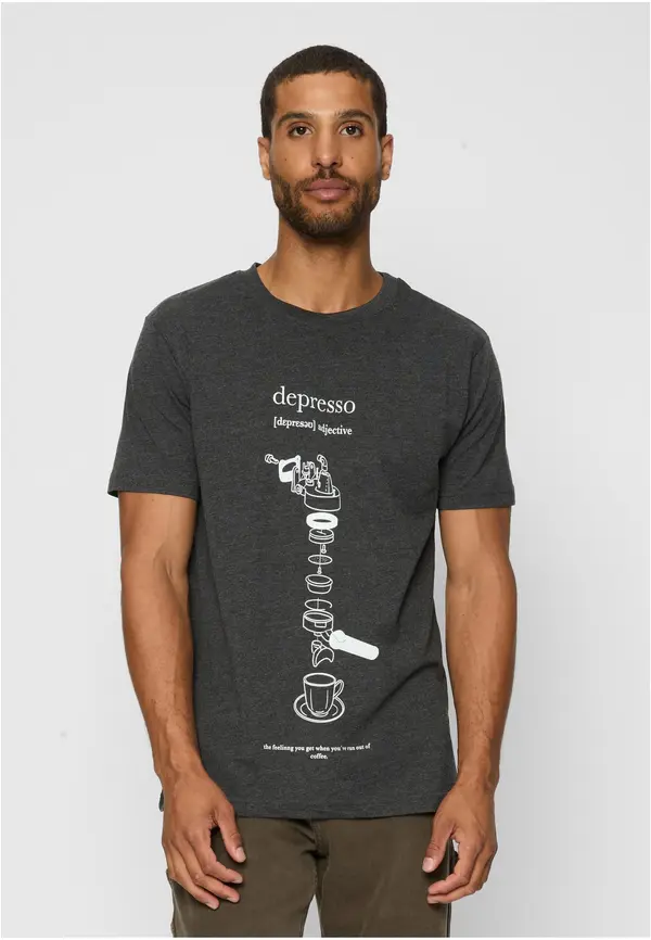 Mister Tee Depresso Tee Charcoal