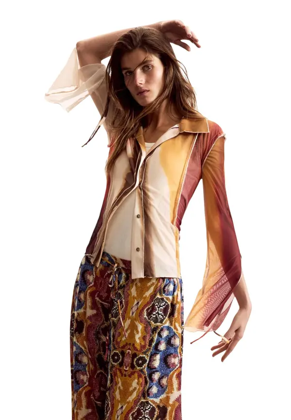 DESIGUAL Desigual barvna bluza