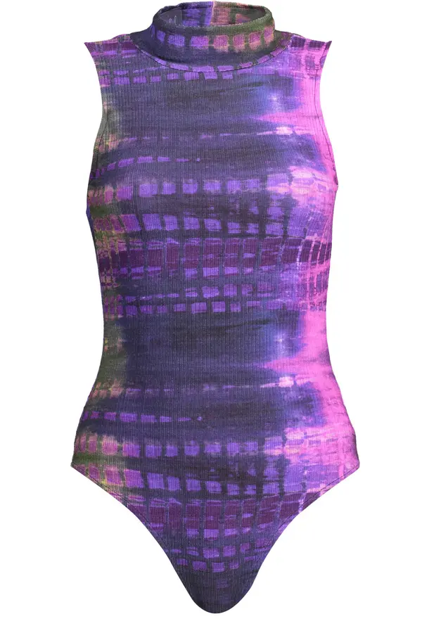 DESIGUAL DESIGUAL BODY TANK TOP WOMAN PURPLE