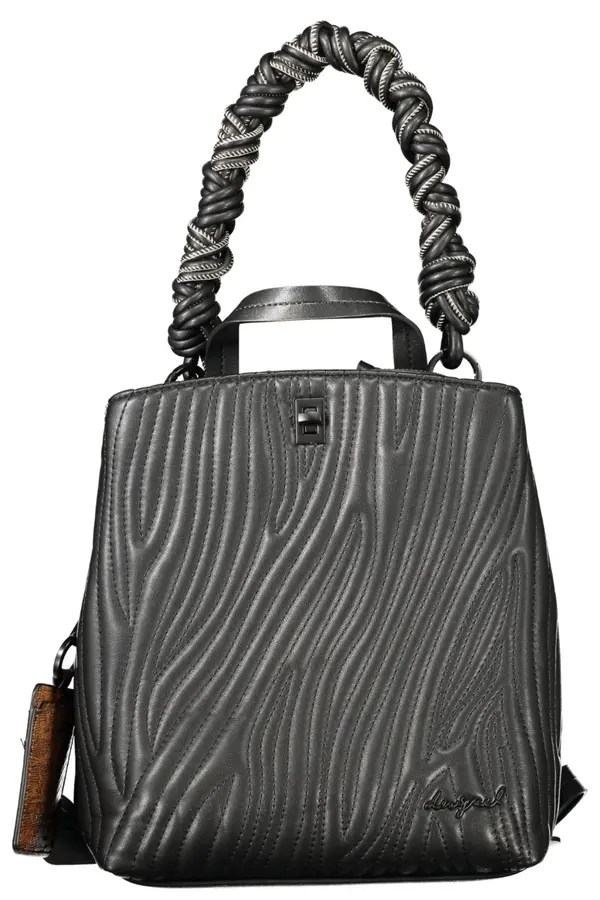 DESIGUAL Desigual črna torba za čez ramo