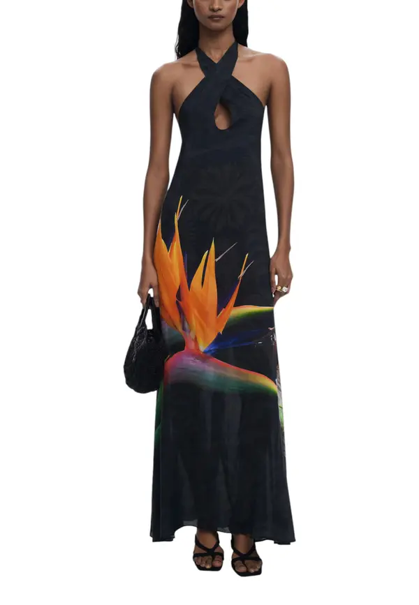 DESIGUAL Desigual dolga obleka