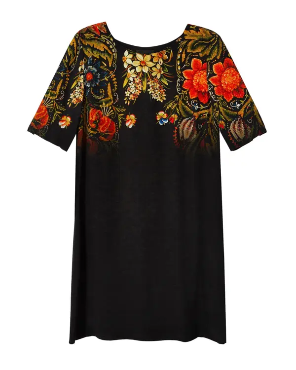 DESIGUAL Desigual mini obleka s cvetličnim vzorcem