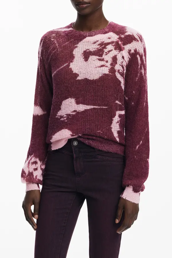 DESIGUAL Desigual roza pulover