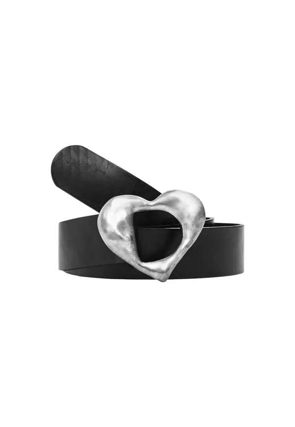 DESIGUAL Desigual usnjen pas s srčki