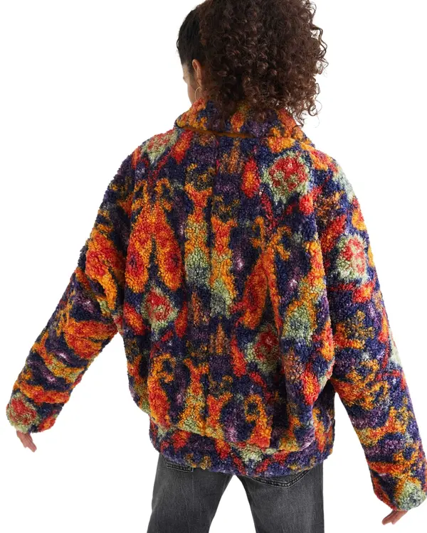 DESIGUAL Desigual vzorčasta zimska jakna