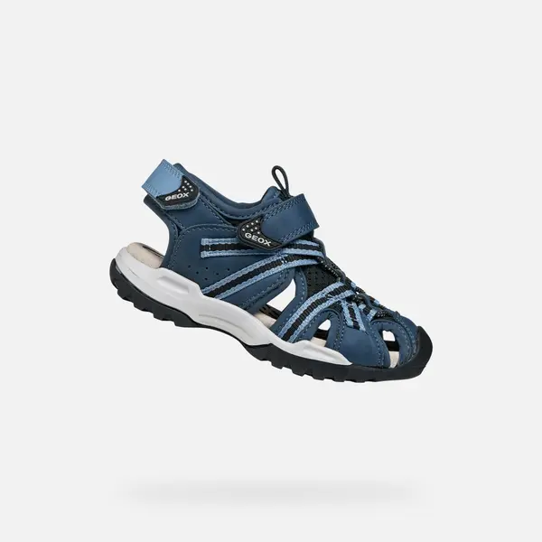 GEOX Deški sandali Geox Borealis v temno modri barvi