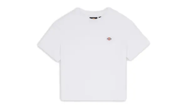 Dickies Dickies Oakport skrajšana majica s kratkimi rokavi bela