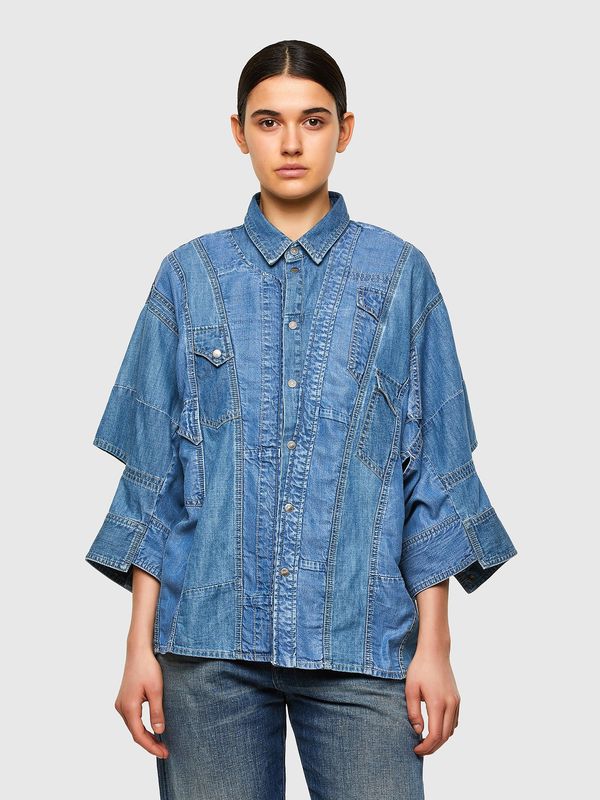 Diesel Diesel Shirt - DE-RINGLE-MM-SP SHIRT blue