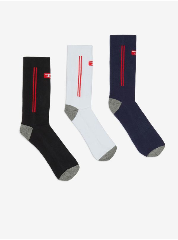 Diesel Diesel Socks - SKM-RAY-THREEPACK SOCKS multicolor